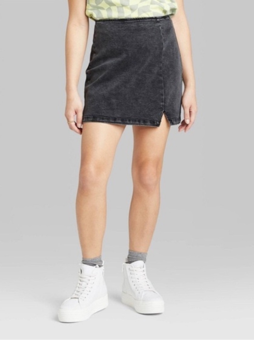 Wild Fable Mini Skirt with Side Slit